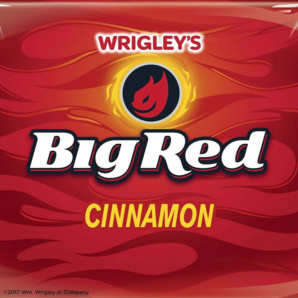 Wrigley’s Big Red Cinnamon Chewing Gum Twin Box Pack – 40 Packs (100 Sticks) USA Import