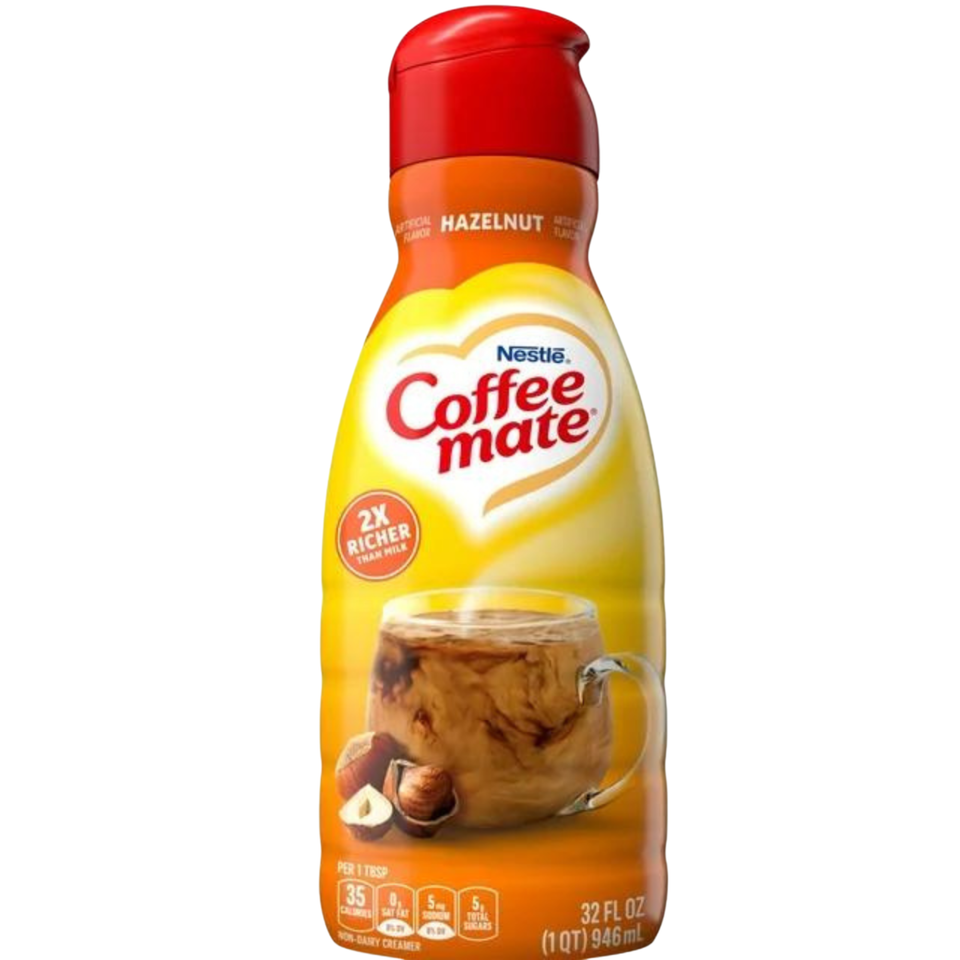 Coffee Mate Liquid Coffee Creamer – Imported from USA, Available in UK, - (946 ml), 32 fl oz Bottles