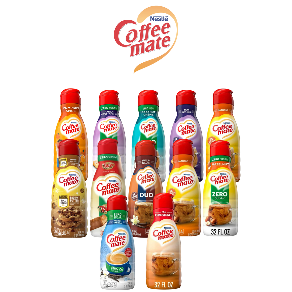 Coffee Mate Liquid Coffee Creamer – Imported from USA, Available in UK, - (946 ml), 32 fl oz Bottles