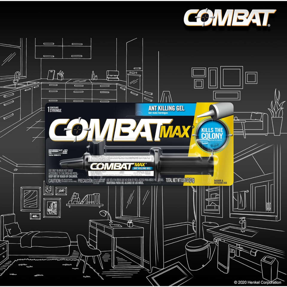 Combat Indoor and Outdoor Ant Killing Gel, 27 Gram