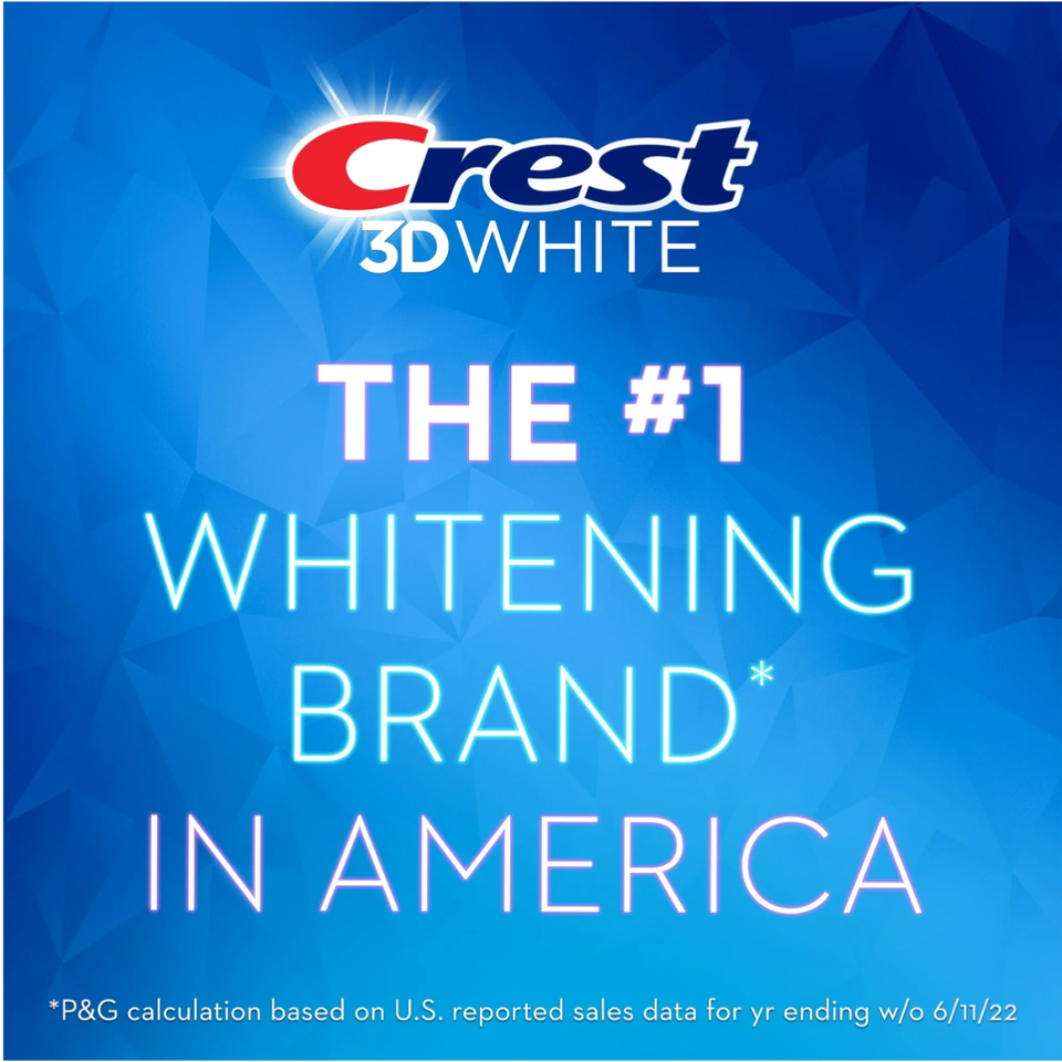 Crest Vitalizing Fresh 3D White Deluxe Toothpaste, Value Pack (Pack of 4)