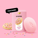 Dove Crumbl Limited Edition Beauty Bar Confetti Cake & Strawberry Crumb Cake (425g) - 4 Bars