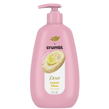 Dove Crumbl Lemon Glaze Hand Wash & Body Scrub Gift Set – Limited Edition Sweet Care - USA Import