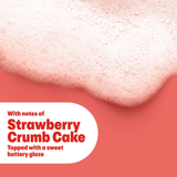 Dove Crumbl Strawberry Crumb Cake Hand Wash & Body Scrub Gift Set – Limited Edition Sweet Care - USA Import