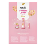 Dove Crumbl Limited Edition Confetti Cake Body Care Gift Set, 3 Count