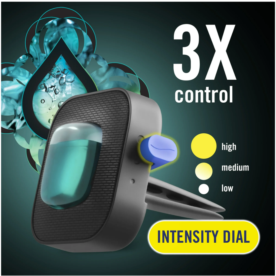 Febreze Unstoppables Car Air Fresheners, 3 Pack - 2 ml - USA Import