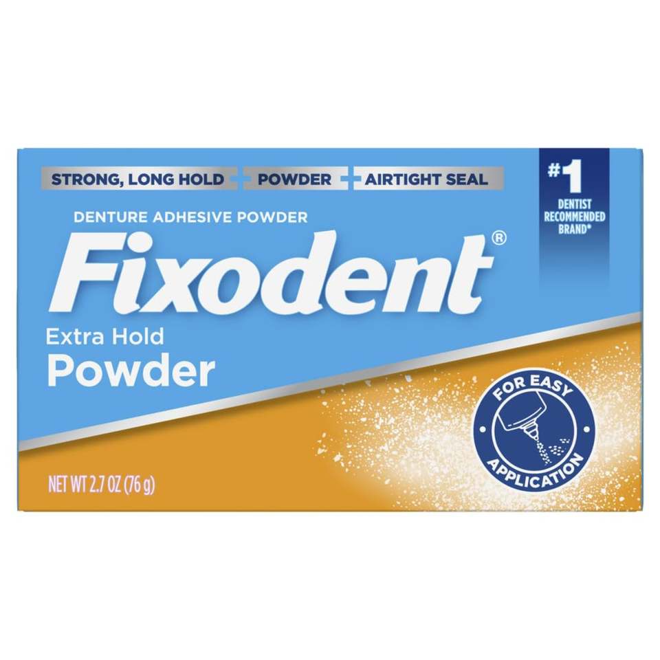Fixodent Extra Hold Denture Adhesives, 76g - USA Import