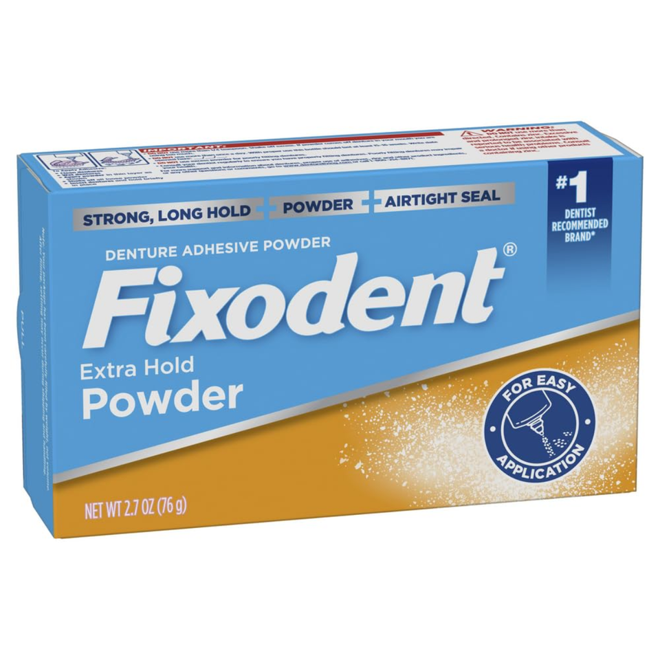 Fixodent Extra Hold Denture Adhesives, 76g - USA Import