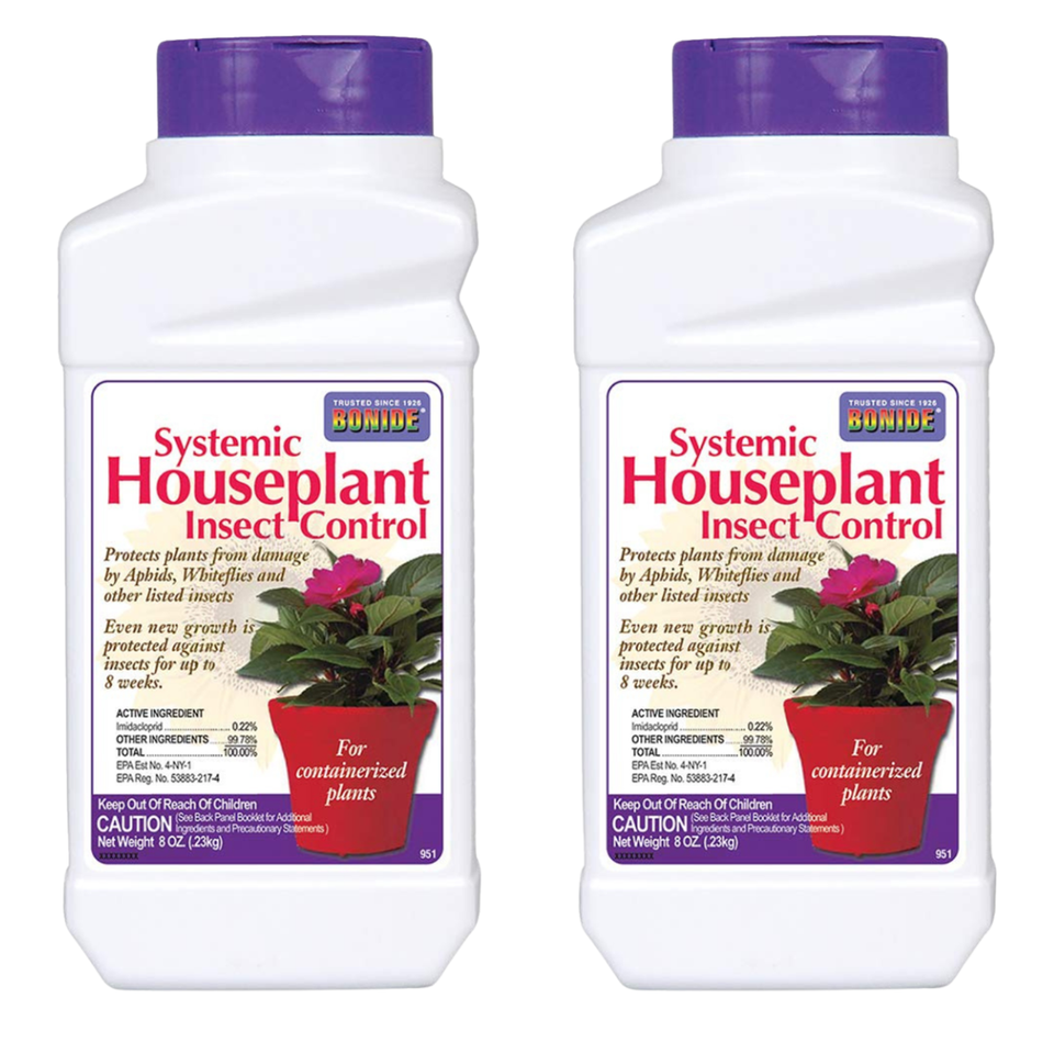 Bonide Systemic Houseplant Insect Control – Protects Indoor & Outdoor Plants from Aphids & Whiteflie -  237 ml