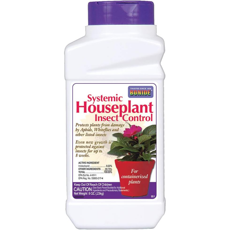 Bonide Systemic Houseplant Insect Control – Protects Indoor & Outdoor Plants from Aphids & Whiteflie -  237 ml