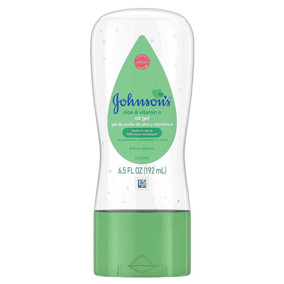 Johnson’s Oil Gel – Aloe & Vitamin E and Shea & Cocoa Butter, (192 ml) Each - USA Import