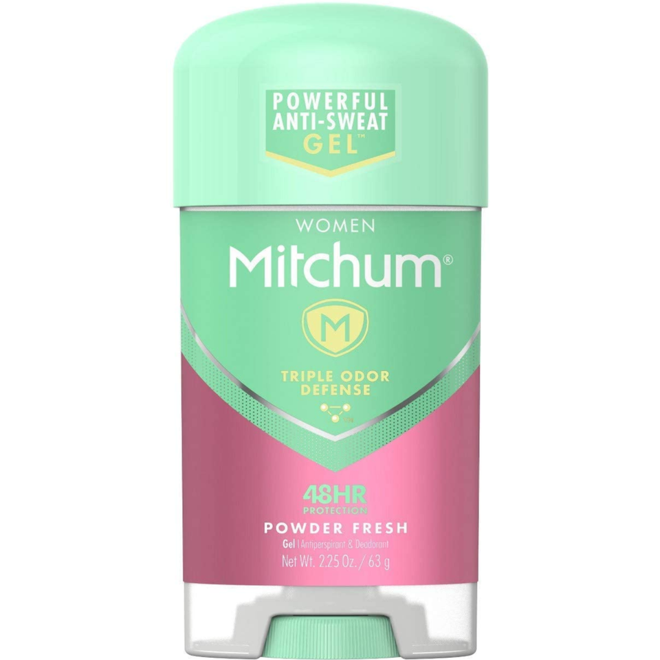 Mitchum Women Gel Antiperspirant Deodorant - Powder Fresh, 2.25 Oz (Pack of 2)