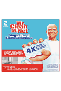Mr. Clean Magic Eraser,  Extra Durable - 2 Count - USA Import