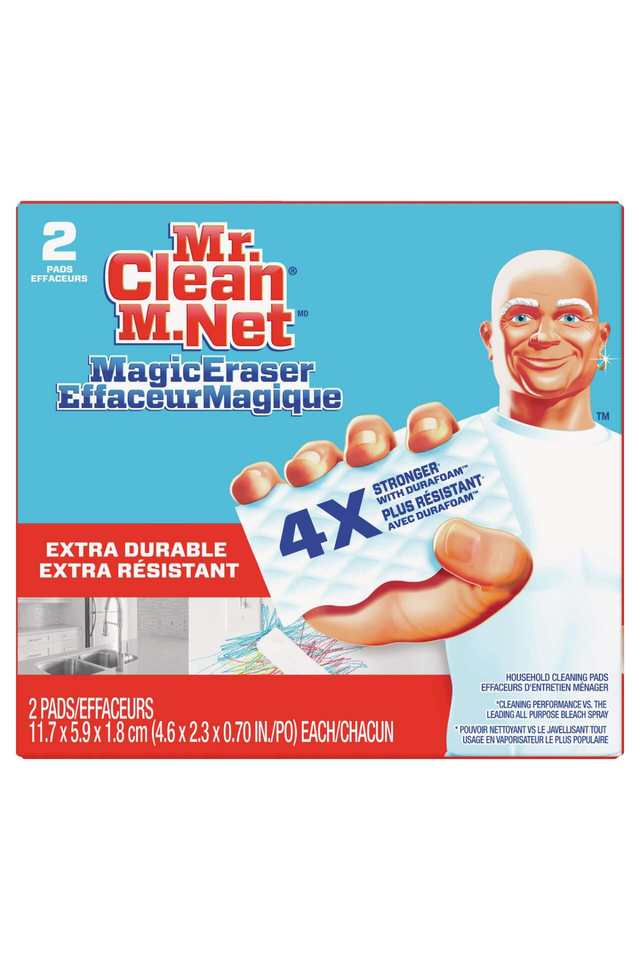 Mr. Clean Magic Eraser,  Extra Durable - 2 Count - USA Import