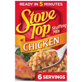 Stove Top Stuffing Mix – Chicken, Turkey & Cornbread (6 Servings Each) | Imported from USA