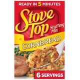 Stove Top Stuffing Mix – Chicken, Turkey & Cornbread (6 Servings Each) | Imported from USA