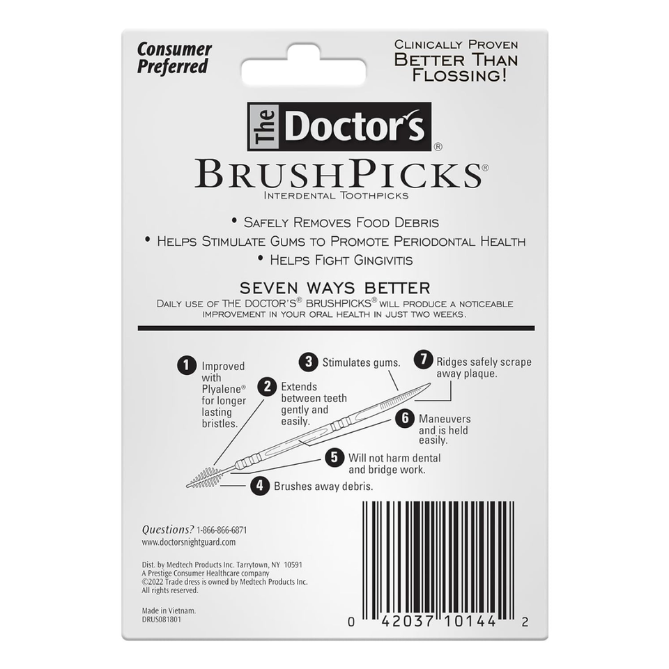 The Doctor’s BrushPicks Interdental Toothpicks | 275 Count