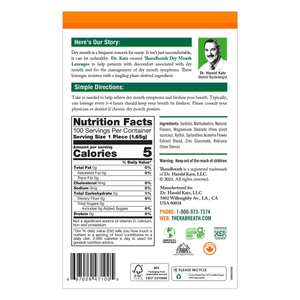 TheraBreath Dry Mouth Lozenges – Mandarin Mint, 100 Wrapped Lozenges, Imported From USA, Dispatch From UK