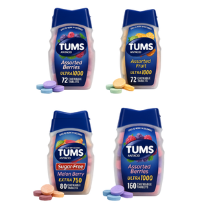 TUMS Antacid – Ultra Strength 1000 / Extra Strength 750 – Assorted Flavors – Imported from USA (Dispatched from UK)