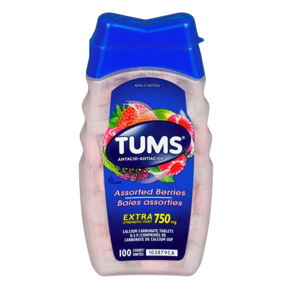 TUMS Antacid – Ultra Strength 1000 / Extra Strength 750 – Assorted Flavors – Imported from USA (Dispatched from UK)