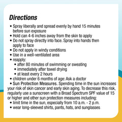 Equate Kids Sunscreen Spray, SPF 50, 11 oz, 2 Count