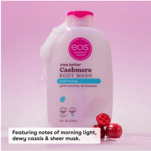 eos Shea Better Cashmere Body Wash - Fresh & Cozy (473 ml) - Imported From USA - Dispatch From UK