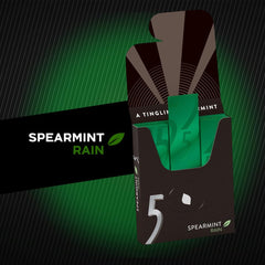 5 Gum Spearmint Rain Sugar Free Chewing Gum Bulk, 15 Stick Box