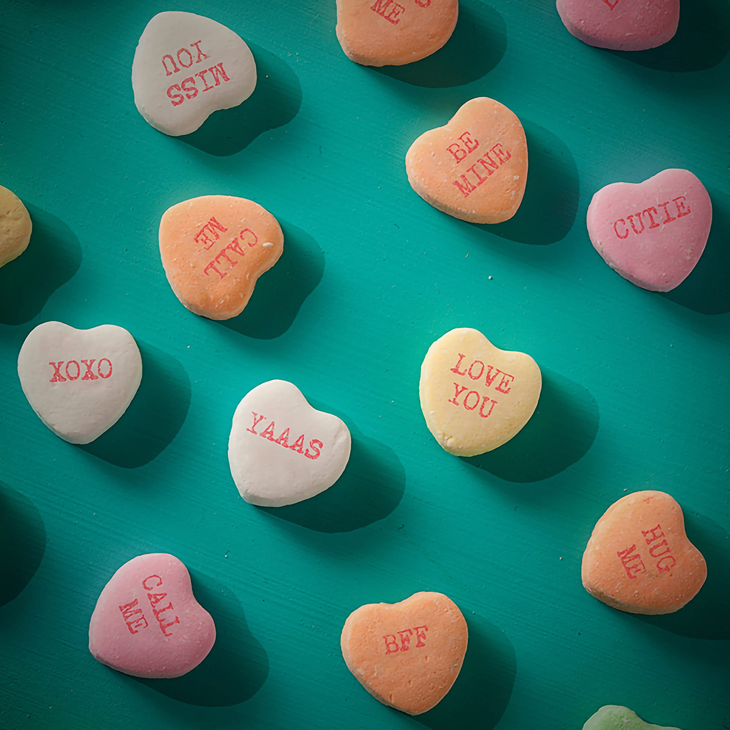Brach's Valentine's Day Tiny Conversation Hearts, Friendship Exchange, 1 oz Boxes, 24 Ct