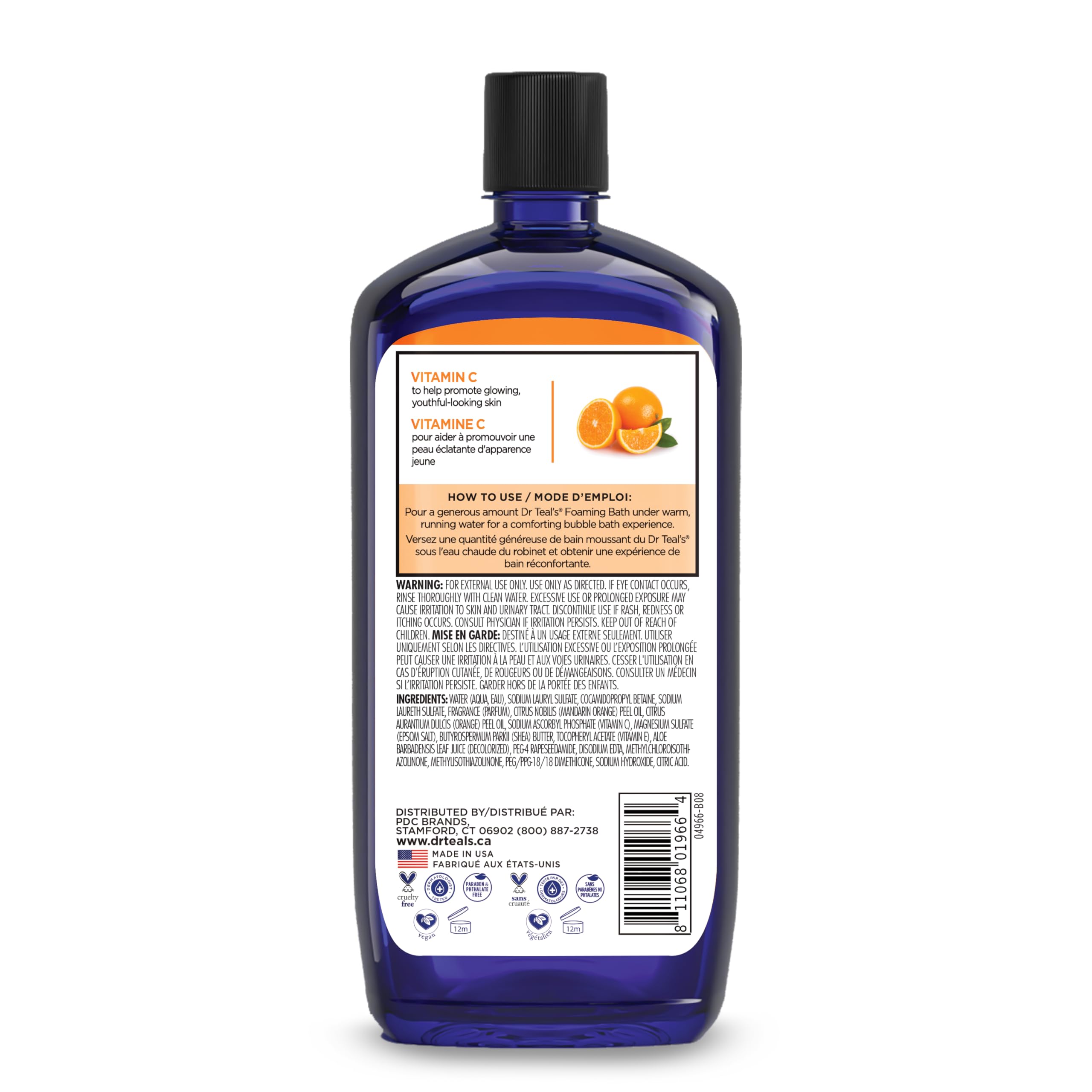 Dr Teal's Vitamin C Foaming Bath