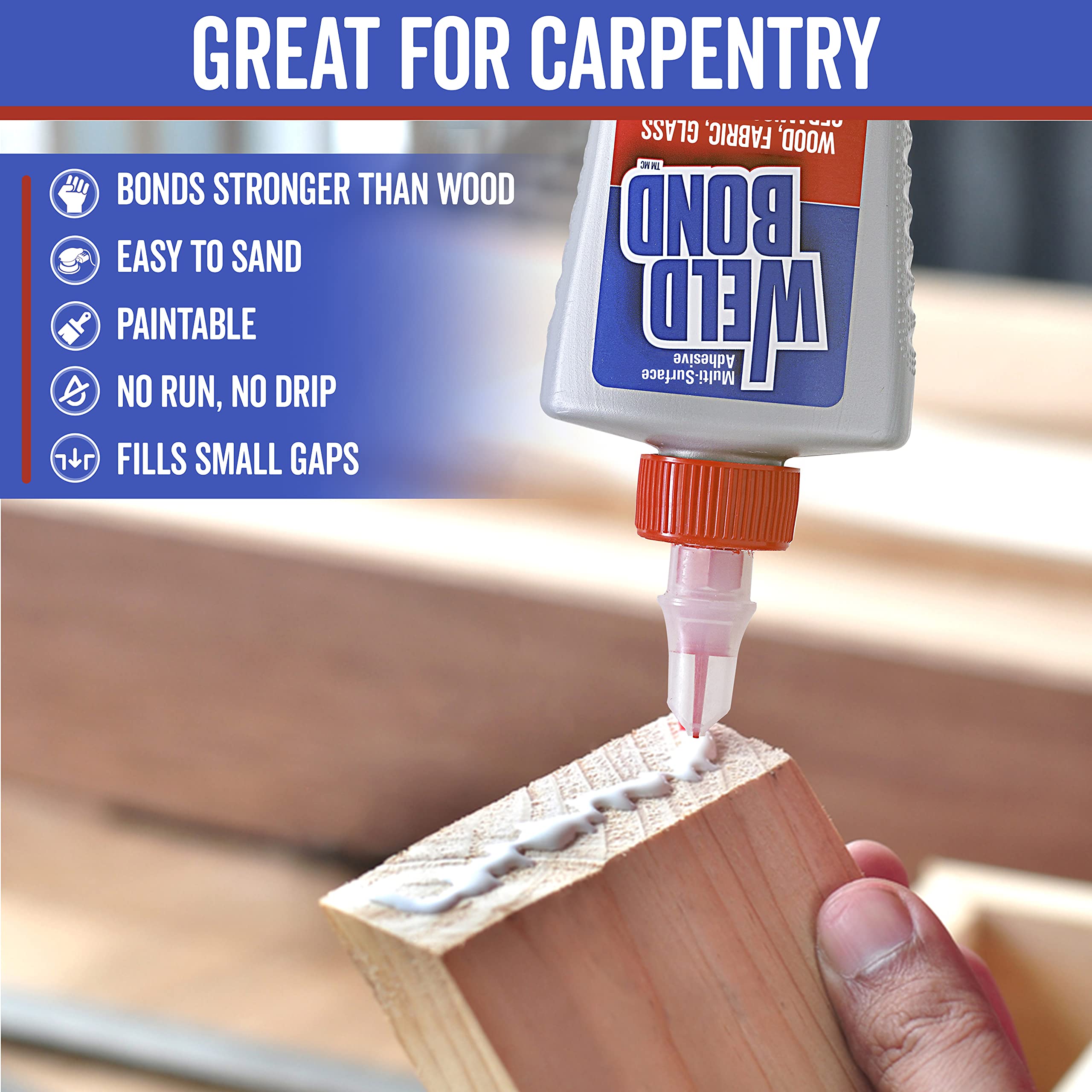 Weldbond Multi-Surface Adhesive GlueCrystal Clear, Non-toxic, 5.4oz/160ml