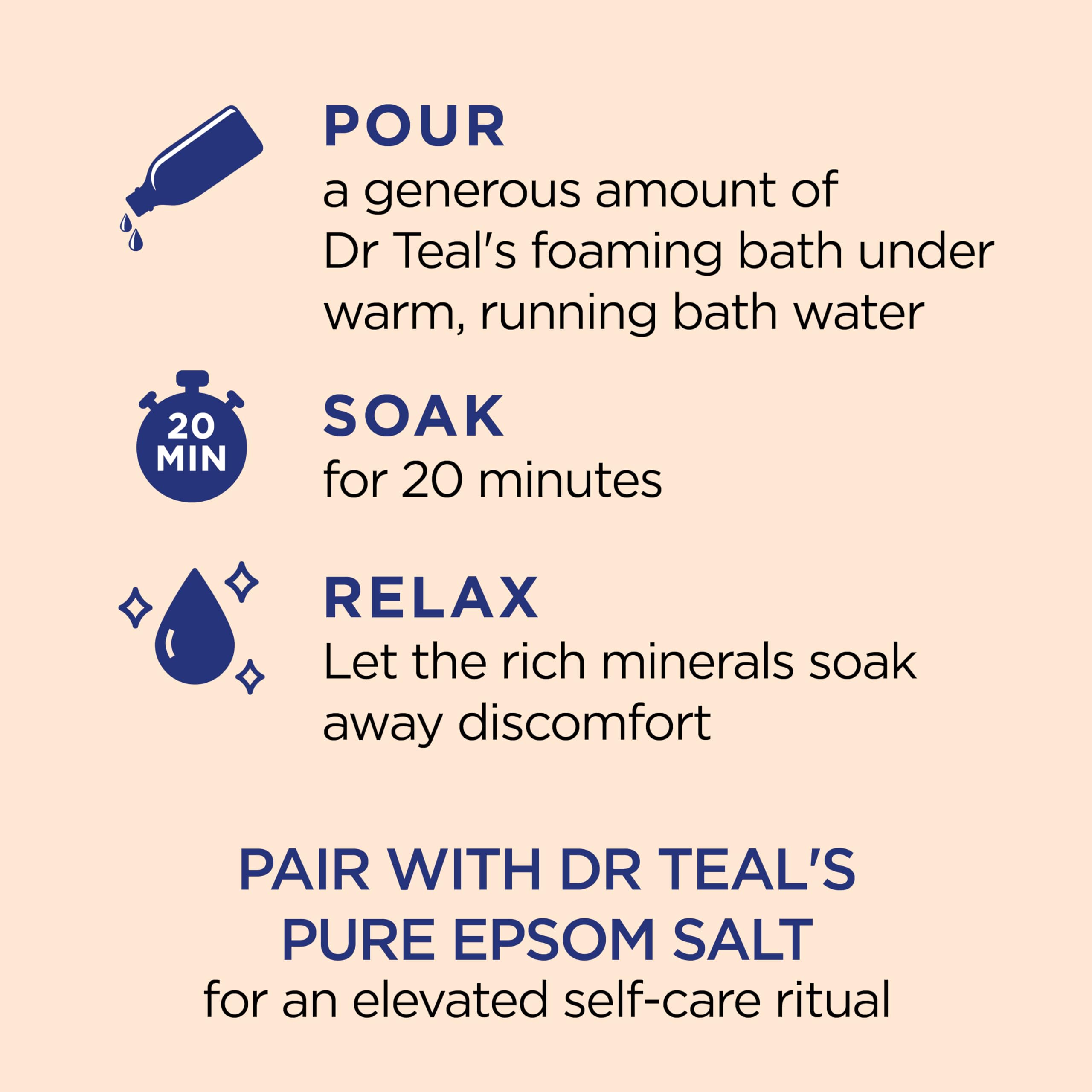 Dr Teal's Vitamin C Foaming Bath