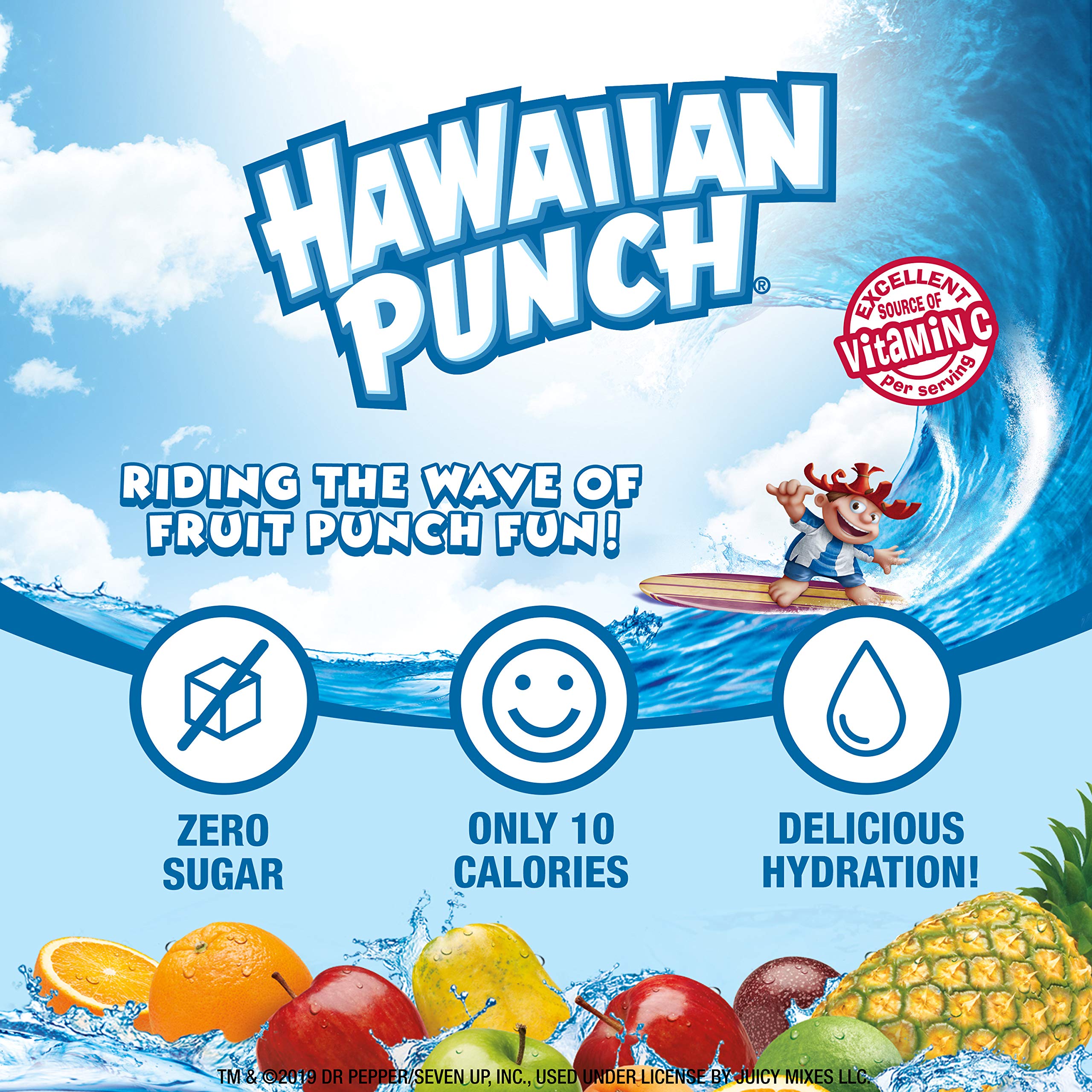 Hawaiian Punch Powder Drink Mix – Sugar Free (Wild Purple Smash, 96 Sticks)