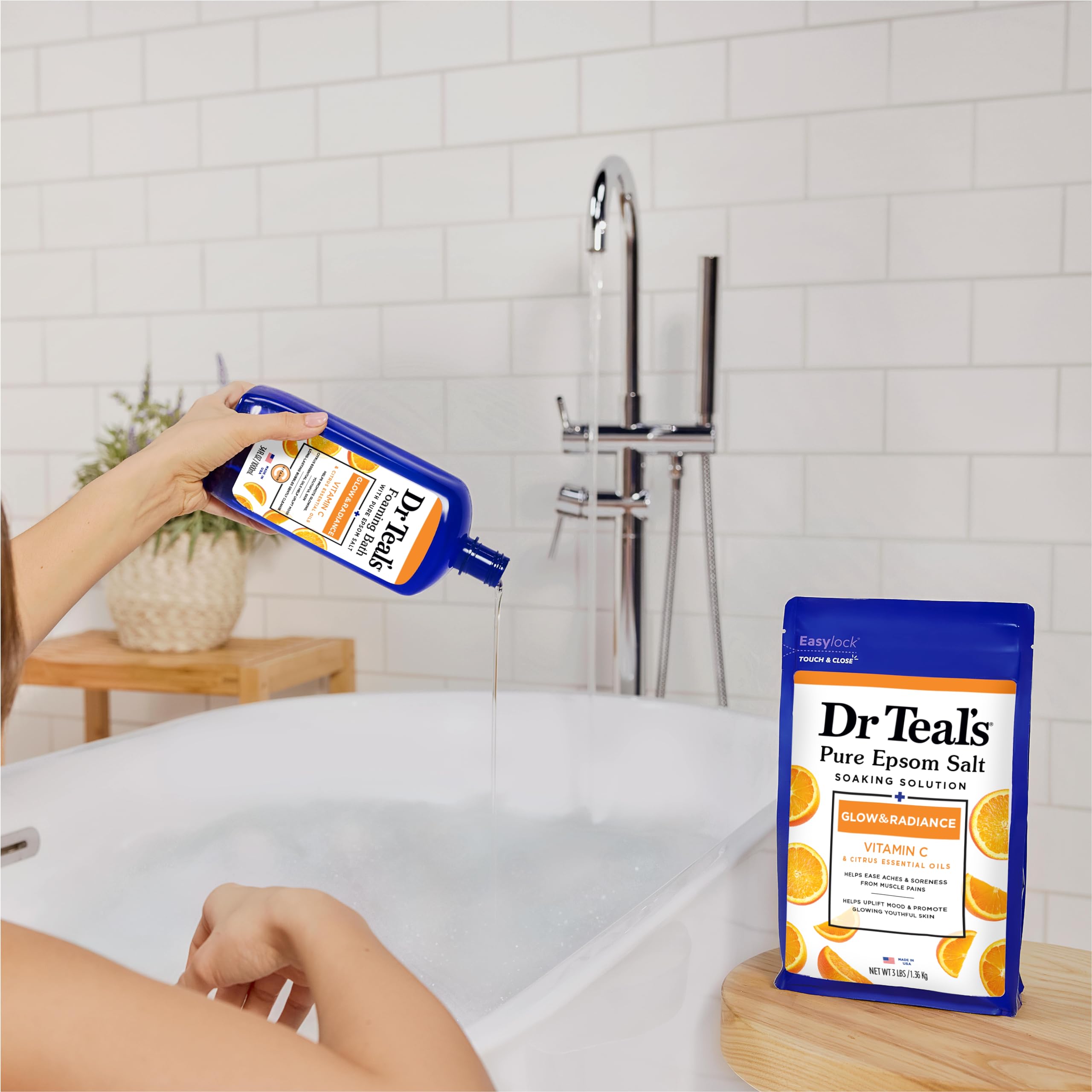 Dr Teal's Vitamin C Foaming Bath