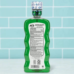 ACT Anticavity Fluoride Mouthwash Mint 18 fl. oz. (532 ml) - USA Import