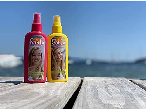 Sun In Hair Lightener Multipack - Includes Sun In Tropical Breeze 138mL and Sun In Lemon Fresh 138mL. Hair Lightener Spray Enriched with the Natural Botanicals Aloe, Chamomile, Marigold and Flaxseed.