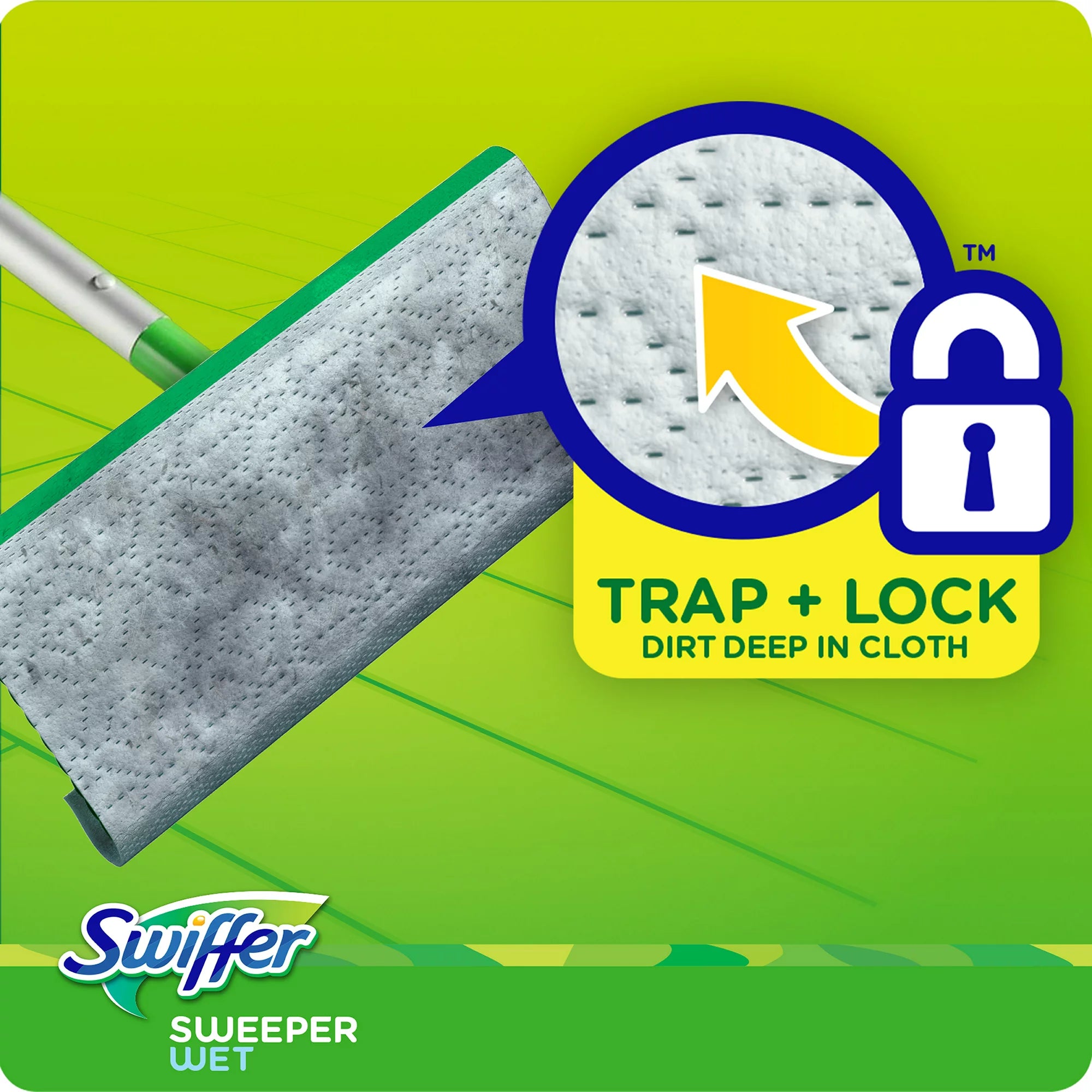 Swiffer Sweeper Wet Pad Refills, Gain Original Scent, 24 Ct
