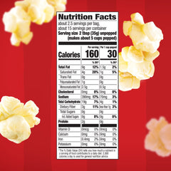Orville Redenbacher's Ultimate Butter Microwave Popcorn, 3.29 Oz, 93.3g, 12 Ct