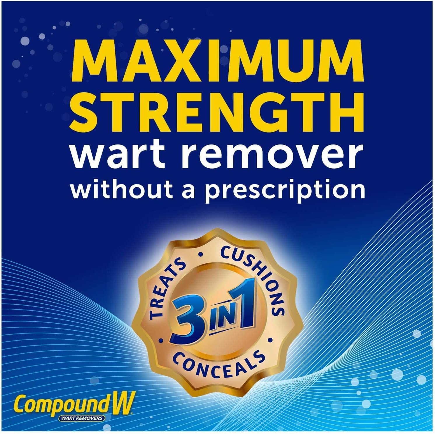 Compound W Wart Remover Maximum Strength One Step Pads, 14 Medicated Pads