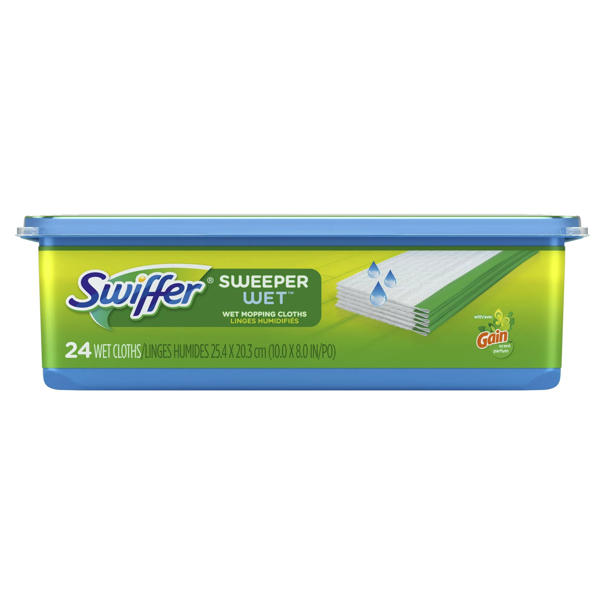 Swiffer Sweeper Wet Pad Refills, Gain Original Scent, 24 Ct