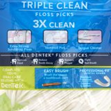 Dentek Triple Clean Floss Picks 150 Count, 3 Pack
